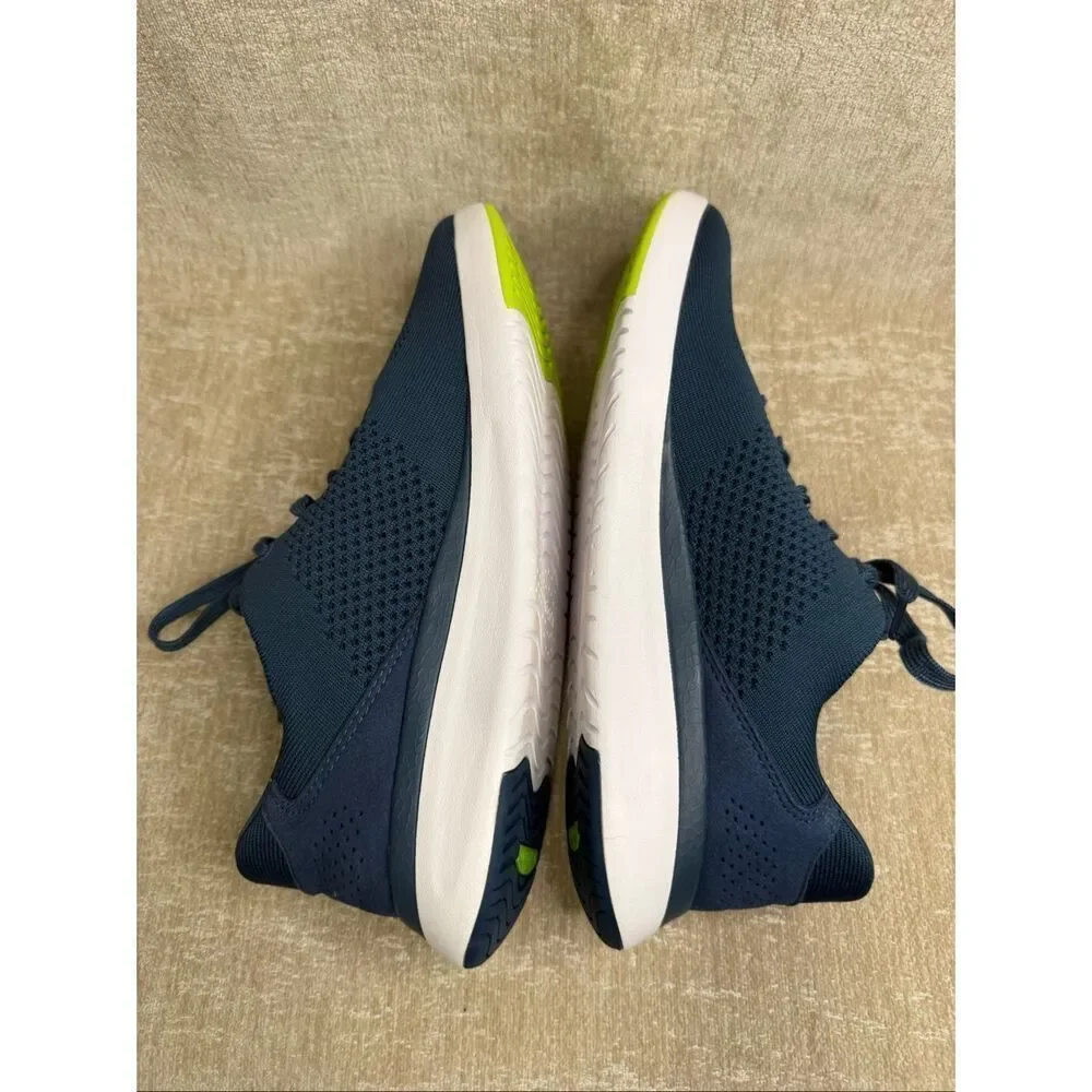 Kizik Lima Men's Hands Free Slip On Athletic Sneakers Shoes Tidepool Blue Size 9
